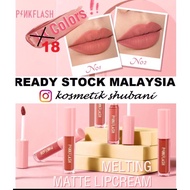 Ship In 24 Hours❤️PINKFLASH OhMyKiss Liquid Lipstick Lipstik Gincu Soft Matte