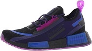 adidas NMD_R1 Spectoo Womens Shoes Size 6.5, Color: Core Black/Dark Purple/Bold Blue