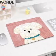 WONDE Dog Mouse Mat, Desk Mat Anti-Slip Cartoon Mouse Pad, Creative Keyboard Mats Rubber Cartoon Key