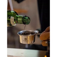 Coman One or Two Shochu Glass Stainless Steel Small Size Spirit Glass Multi-Purpose Outdoor Lightwei