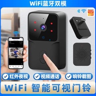 Wireless Video doorbell Household Graffiti wifi doorbell Camera Two-Way Voice Intercom doorbell door