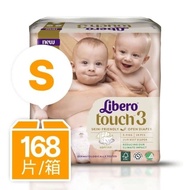 【麗貝樂 Libero】Touch嬰兒紙尿褲3號(S-28片x6包/箱)-網