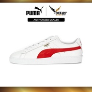 Puma Basket Classic 75Y Sneakers (White-Red-Gold) 39433801