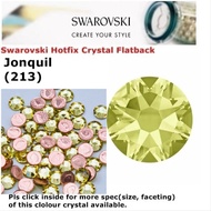 Hotfix Crystal Swarovski Elements Batu Tampal/Iron on Crystal (Jonquil 213)