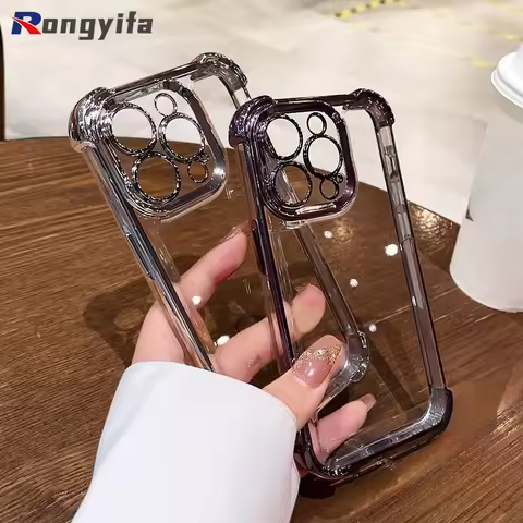 For Vivo V30 V29 V29E V27 V25 V23 Pro V23E V21 V21S X100 X90 X80 Pro Shockproof Casing Bumper Transp