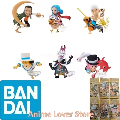 Bandai Banpresto Original One Piece WCF WT100 VO.6 Sir-Crocodile Vivi Enel Lucci Moria Perona Anime 