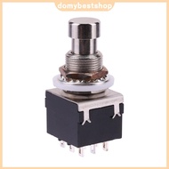 3PDT 9pin Push Button Foot Switch FR DIY Guitar Effect Pedal Stomp
