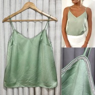 HQ BEJEWELED silk top M