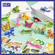 N&Y   3D Puzzle For Kids Toys 25Pcs Educational 3D Cartoon Puzzle 3D Jigsaw Puzzle Cartoon Art Craft