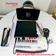 Bộ Còi Hú 12V/24V CJB 200W (9 Chế Độ Âm Thanh) - Kèm Micro Cầm Tay. Dùng cho xe ưu tiên. Loại tốt