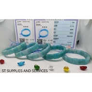 {stsscrystal} 🔮NATURAL AMAZONITE PAPAN WITH CERTIFICATE 天河石 | 11-12MM & 12-13MM