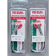 2packs Yo-zuri Stainless Steel Big Game Salmon Shark Cod Fishing Hooks Size 9/0  2pc/pk