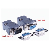 Com jack connector - DP 9 pins male and female with case