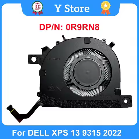 Y Store 0R9RN8 Original For DELL XPS 13 9315 2022 Laptop CPU Cooling Fan Cooler Fan Heatsink Radiato