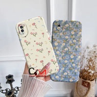 [11] Softcase Samsung A01 A01Core A2 Core A10 - Silicon TPU - Casing Girls - Small Flower Motif Case