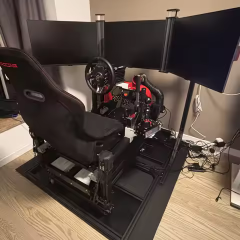Complete Set Of Professional F1 Racing Simulators 6dof Racing Simulator Cockpit Rig 4080 Anum Profil