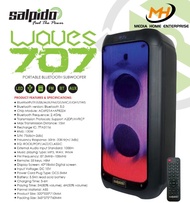 Salpido Portable Bluetooth Subwoofer Waves 707 - LED light, FM, 50HZ-20HZ