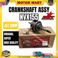 NVX155 NVX V1/V2 & NMAX 155 V2 100% BRT CRANKSHAFT Jet Rod 3.05mm Total 6.1MM New UPGRADE VERSION NO