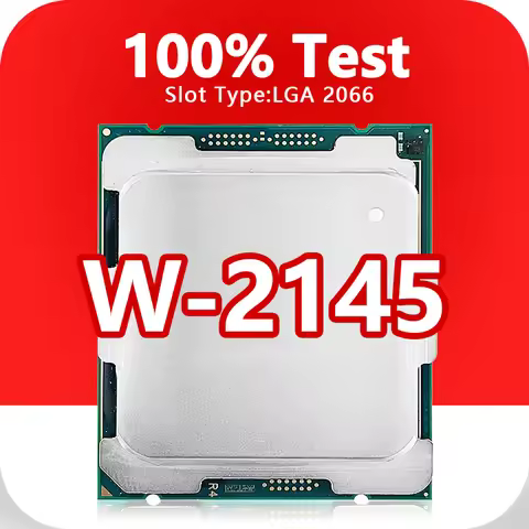 Xeon W-2145 CPU 14nm 8 Cores 16 Threads 3.7GHz 11MB 140W processor LGA2066 for X299 C422 Chipset mot