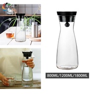 [chulisia] Cold Water Jug Water Carafe, Juice Jar Cold Water Pitcher, Glass Pitcher for Hot Cold Wat