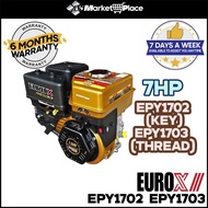 EUROX EPY1702 Petrol Engine (7HP) (Key) / EPY1703 Petrol Engine (7HP) (Thread)