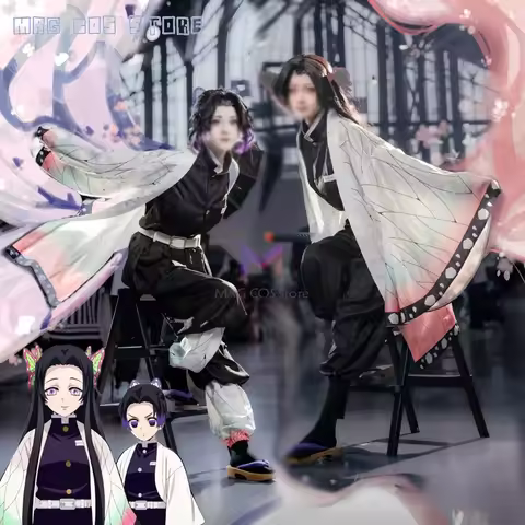 Anime Shinobu Cosplay Adult Kids Kochou Costume Kanae Cosplay Clothes Butterfly Clip Women Uniform S