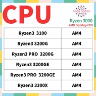 Ryzen3 3100 3200G PRO 3200GE PRO 3300X AMD Ryzen 3000 Processor Desktop CPU Socket AM4 1331Pin