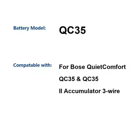 225mAh-550mAh Battery AHB372235PST ABI 400942 40228 40229 for Bose For Quietcomfort 20 502035 QC20 3