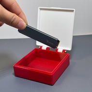 20 Pieces Package M.2 2280 Solid State Drive Storage Box with Lid-Red 3D Printing Anti-dust Anti-scr