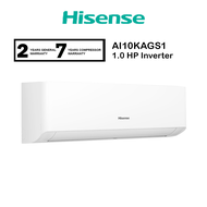(SAVE 4.0) Hisense Air Cond AI10KAGS1 1.0HP (KAGS) Inverter R32 Air Conditioner / 1.0HP AI10TUGS  ( TUGS ) Penghawa Dingin