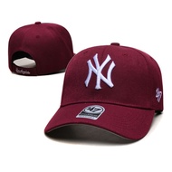 High Quality New York Yankees Baseball Cap Topi '47 Brand MLB Clean Up Hat Men Women Runner Golf Cap