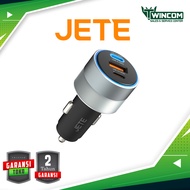 JETE J8 Car Charger 85W 3 Port Fast Charging With Type C PD - 2-Year Official Warranty
