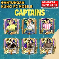 GANTUNGAN Football Player Keychain FC Mobile Captain Keychain Acrylic Keychain Accessories