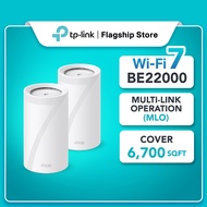 TP-Link BE22000 WiFi 7 Tri-Band Whole Home AI-Driven Mesh Wifi Router With Homeshield Deco BE85 (1 /