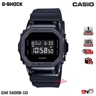 Casio G-Shock Stainless Steel Bezel Fashion Sports Digital Resin Band Watch Jam G-Shock GM-5600B-1D 