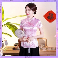 ready stock malaysia ship within 1day 2025 new style cheongsam women blouse cheongsam top 新款上衣旗袍 修身上