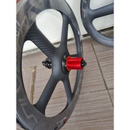 Silverock SR-WD5 349 5 Spoke Carbon Wheelset 16 inchi 1 ³/8 Center Lock/6 Bolts Disc Brake