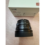 7Artisans 25mm F1.8 ManualFocus E lens