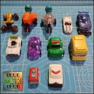Pre-loved Toy Cars Bikes Train &amp; Spaceship • Hot Wheels Mercedes Yujin Nissan Dome Zero Doraemon