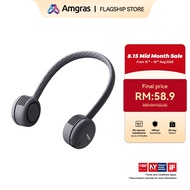 Amgras NeckFan Life2 Portable Neck Fan Outdoor Bladeless Fan 4000mAh Battery Adjustable Airflow
