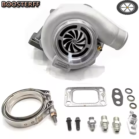 GTX3076 Billet Compressor Wheel Turbo Up To 600HP With T3 Inlet 3" Vband Outlet A/R .63