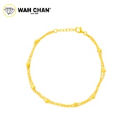 WAH CHAN 916 Gold Bracelet - Chaining Sphere OSB1243