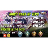 Mobile Legends Boost Rank Push Rank Push Account MURAHHH