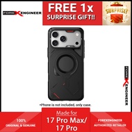 [ 17 Pro Max / 17 Pro ] AULUMU A17 Rugged Outdoor Magnetic Case with Camera Control Button and Venti