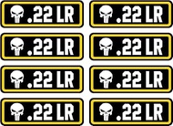 Linni's Vinyl Banners .22 LR Ammo Can Stickers | Punisher | 8-Pack Ammo Can Decals Bullet Sticker 3 