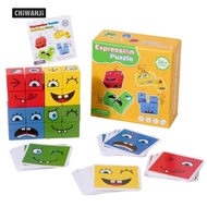 [CHiWANji] Face-Changing Puzzle Educational Face Changing Cube Game Expression Matching Game Challen