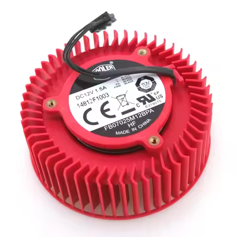FB07025M12BPA 7025 65mm DC12V 1.5A 4Pin 4Wire Video Card Cooler Fan For AMD Radeon R9 270 270X Graph