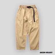 {AKZIN Selection} Multi-Pocket Tapered Functional Wide Pants Wear Trendy Water-Repellent Cocoon Type