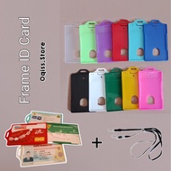 OQISS Hard Case ID Card Holder Member Business Card Case/ ID Card Case/ Identification Card Holder/