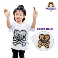 tokidoki Logo Flip Sequins Tee (Kids)